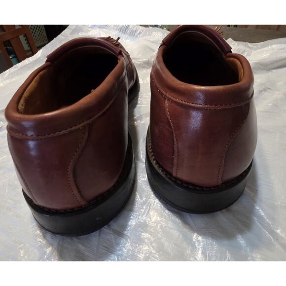 Allen Edmonds Loafers Newport Men’s Brown Leather Tassel Shoes Size 10 D USA main image 9
